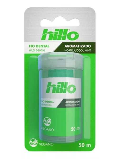 Fio Dental Vegano Aromatizado Hortelã 50M...