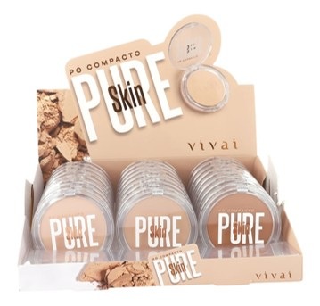 PO FACIAL COMPACTO PURE SKIN VIVAI REF. 1...
