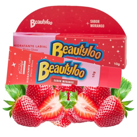 HIDRATANTE LABIAL MORANGO BEAUTYLOO UND F...