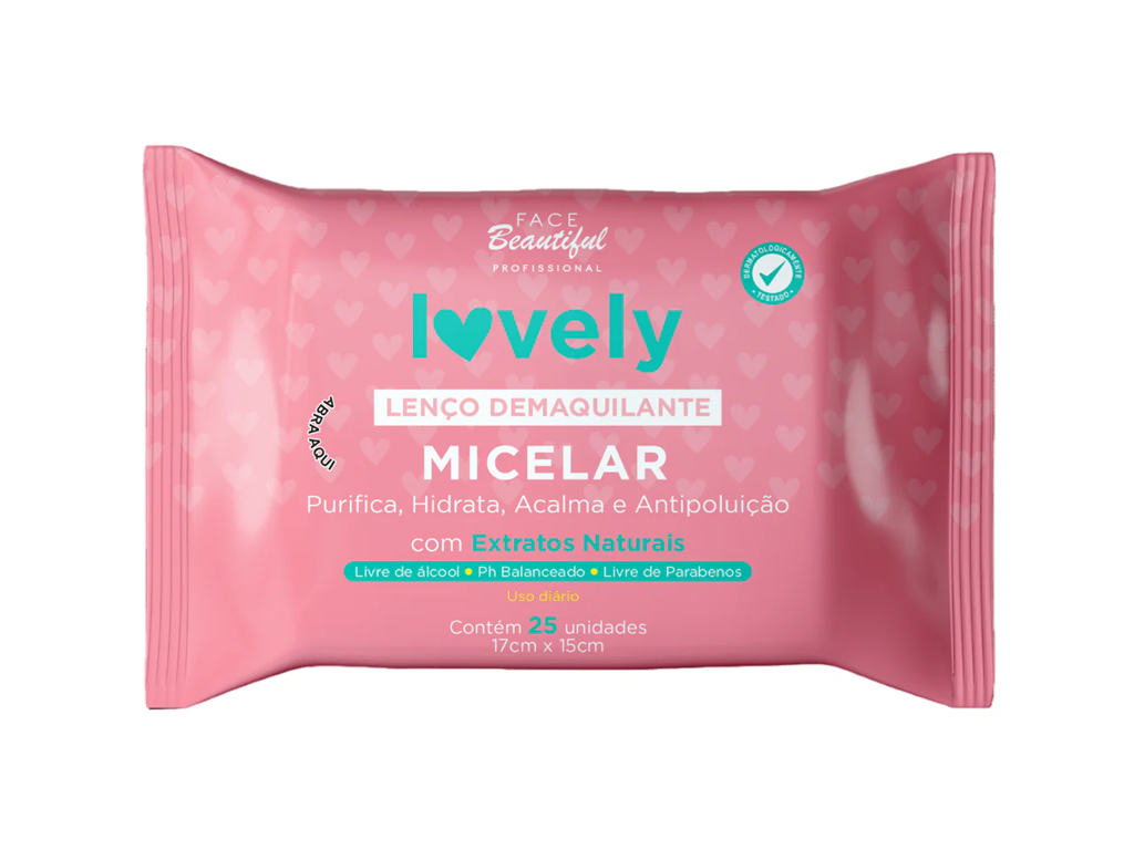 LENCO DEMAQUILANTE LOVELY MICELAR C/25 UN...