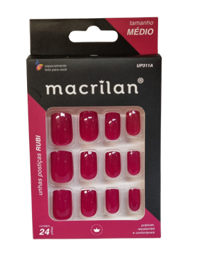 UNHAS POSTICAS MACRILAN TAMANHO MEDIO RUB...