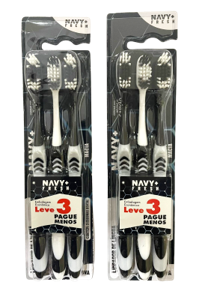 ESCOVA DE DENTE ADULTO MACIA NAVY FRESH N...
