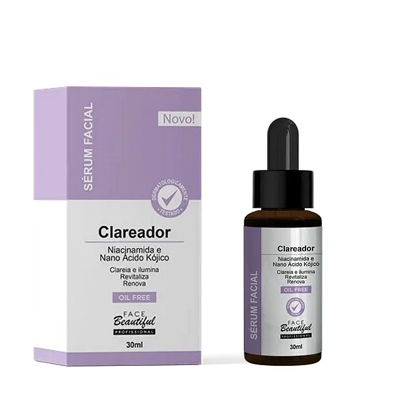 SERUM FACIAL CLAREADOR FACE BEAUTIFUL 30 ...