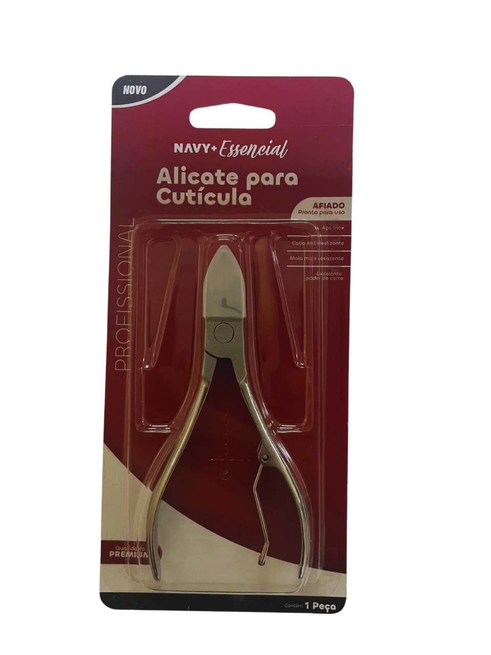 ALICATE DE UNHA ACO INOX NAVY  74014