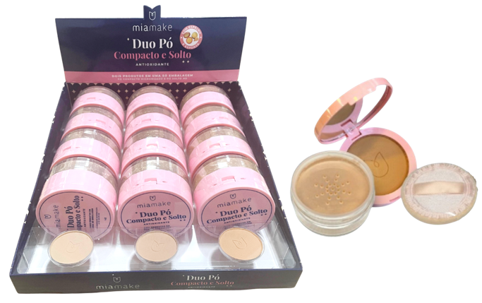 DUO PO COMPACTO E SOLTO ANTIOXIDANTE CORE...