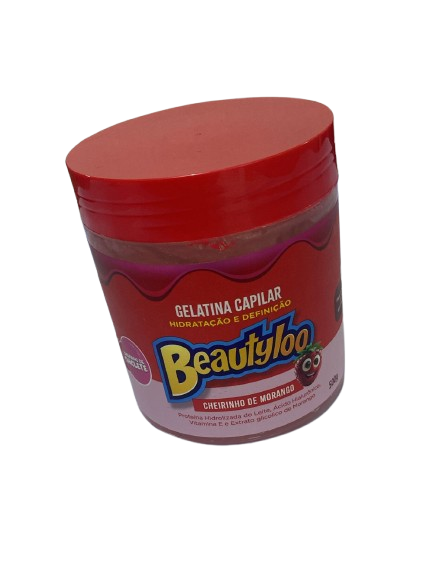 GELATINA CAPILAR BEAUTYLOO MORANGO FACE B...