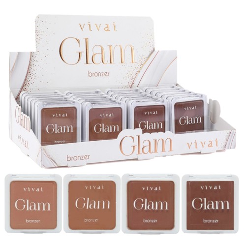 BRONZER GLAM VIVAI DISPLAY C/24 PCS 1224.1.1
