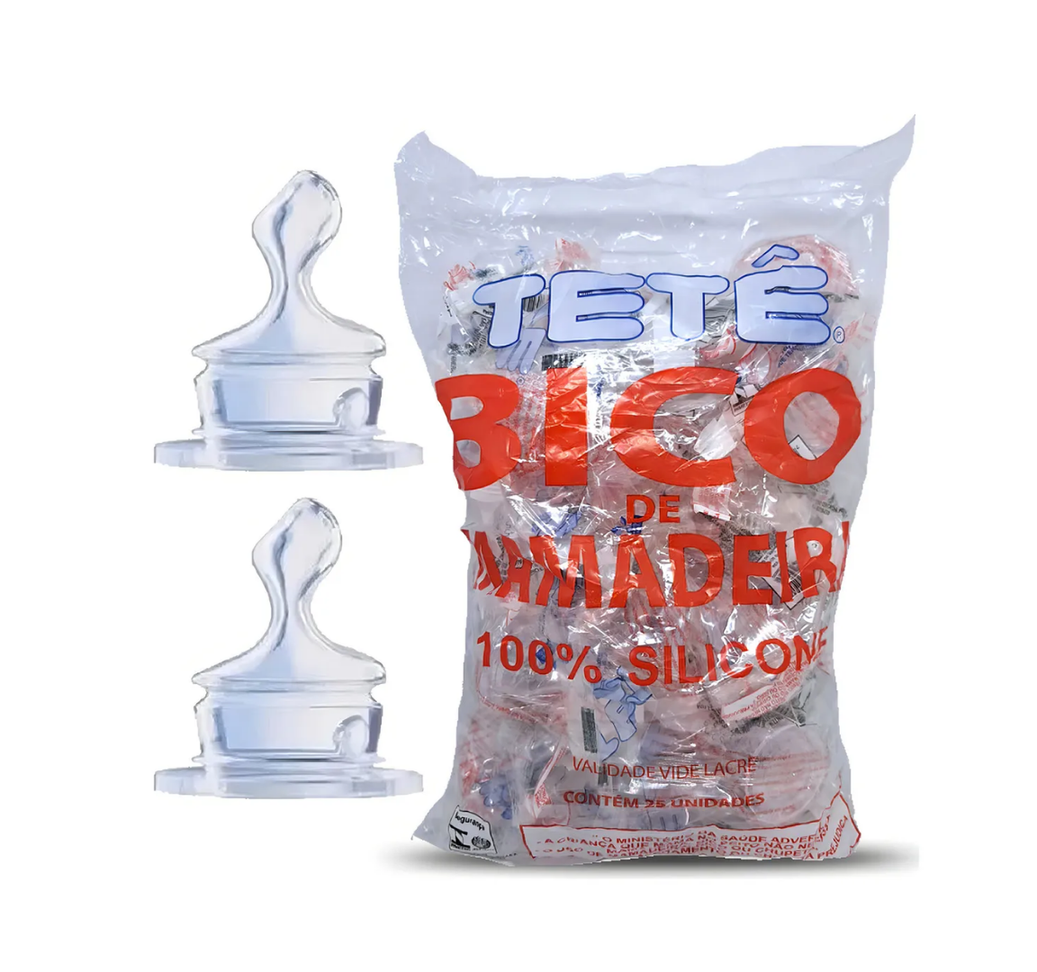 BICO DE MAMADEIRA ORTO DE SILICONE C/25 T...