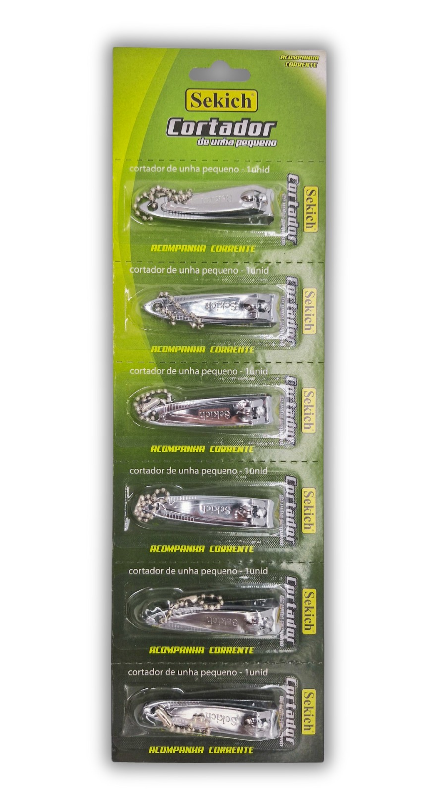 CORTADOR DE UNHA METAL PEQUENO C/ 6 PCS S...