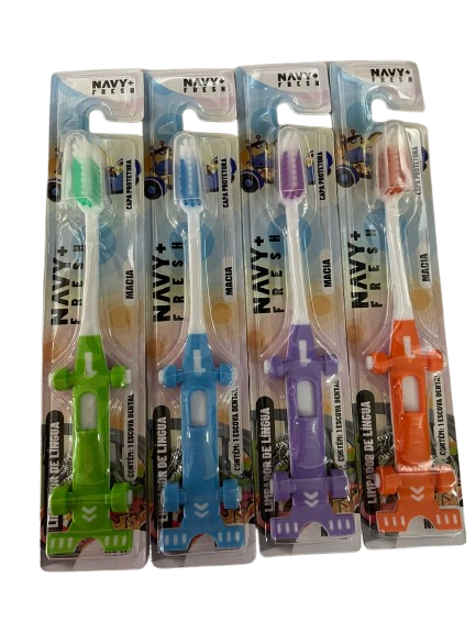 ESCOVA DE DENTE INFANTIL MACIA NAVY FRESH...