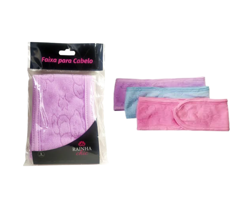 FAIXA DE POLIESTER COM VELCRO PARA CABELO...