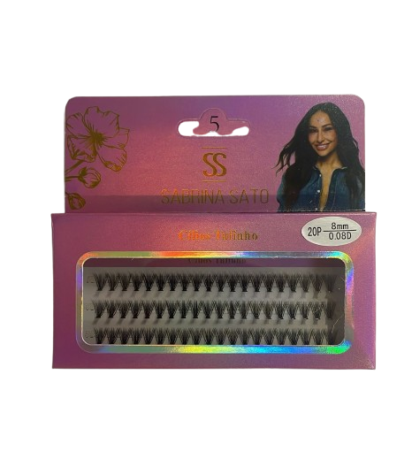 CILIOS TUFINHO PARA ALONGAMENTO 8MM SABRI...