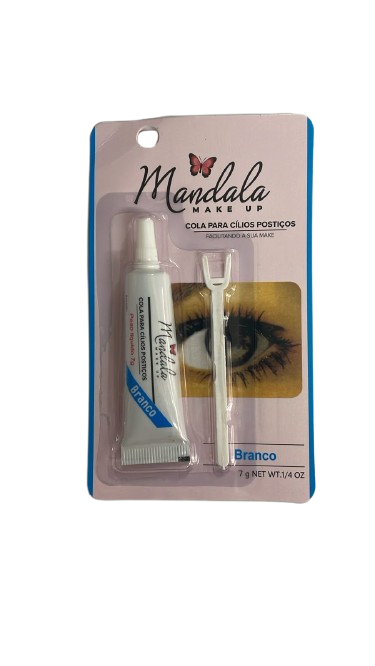 COLA PARA CILIOS POSTICOS MANDALA BRANCO ...