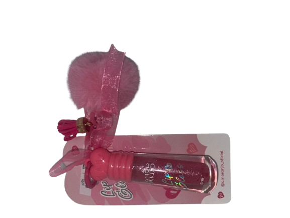 LIP GLOSS BRILHO LABIAL CHAVEIRO AMOR ANJ...