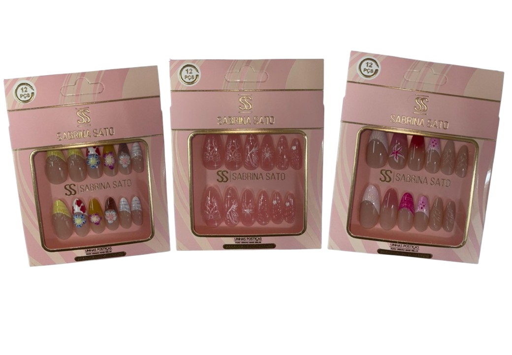 UNHA POSTICA PVC SABRINA SATO DECORADA SP...