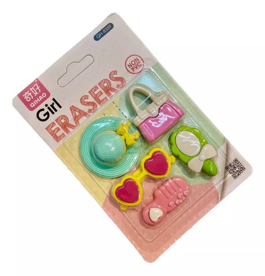 Papelaria Fofa Borrachas De Desenhos 5Un ...