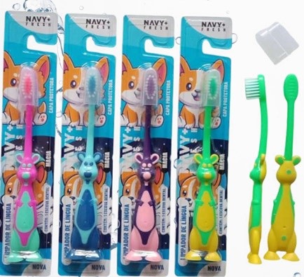 ESCOVA DE DENTE INFANTIL MACIA NAVY FRESH...