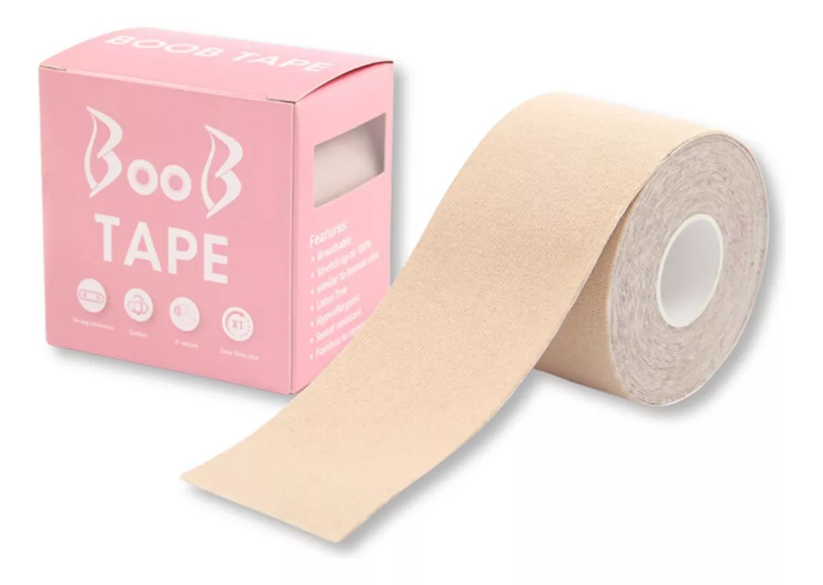 Fita Bege Levanta Seios Adesivo Boob Tape...