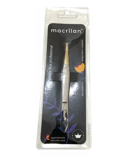 Pinça Ponta Fina Profissional 1 Un – Macr...